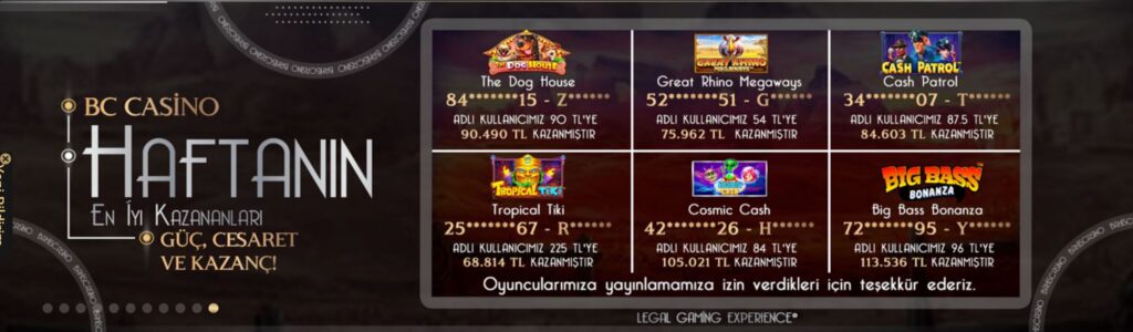 bahiscasino belge istiyor mu
