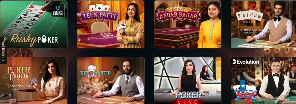 bahiscasino poker